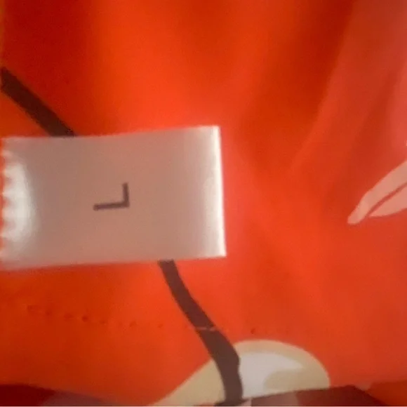 Orange Floral One-Piece Swimsuit - Picture 3 of 4